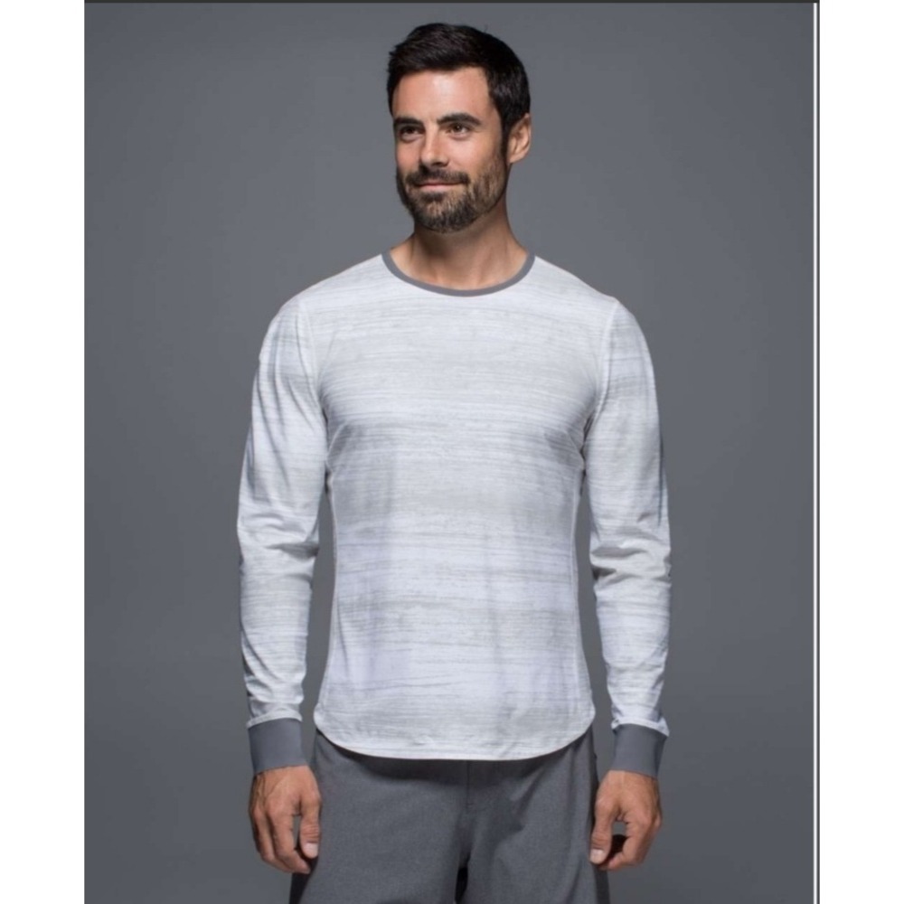 Lululemon Women's Ocean Tech Long Sleeve White / Silver Size M/L